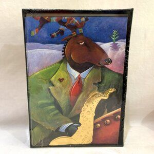 VTG 1993 SideStreet Box of Greetings Card Wishing You A Mo Betta Christmas NIB